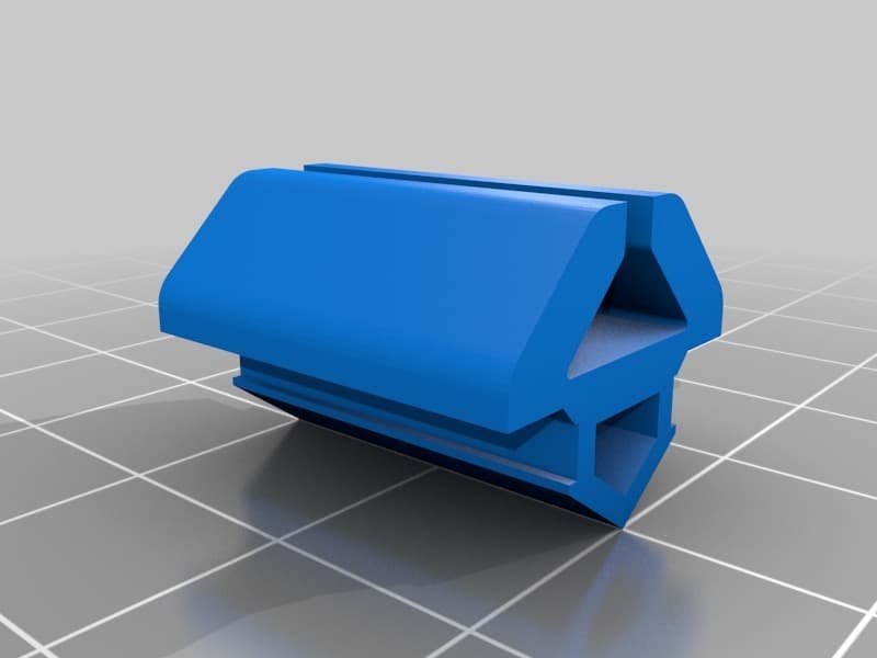 Nozzle Diameter Indicator for Vslot Aluminum Extrusions 3d model