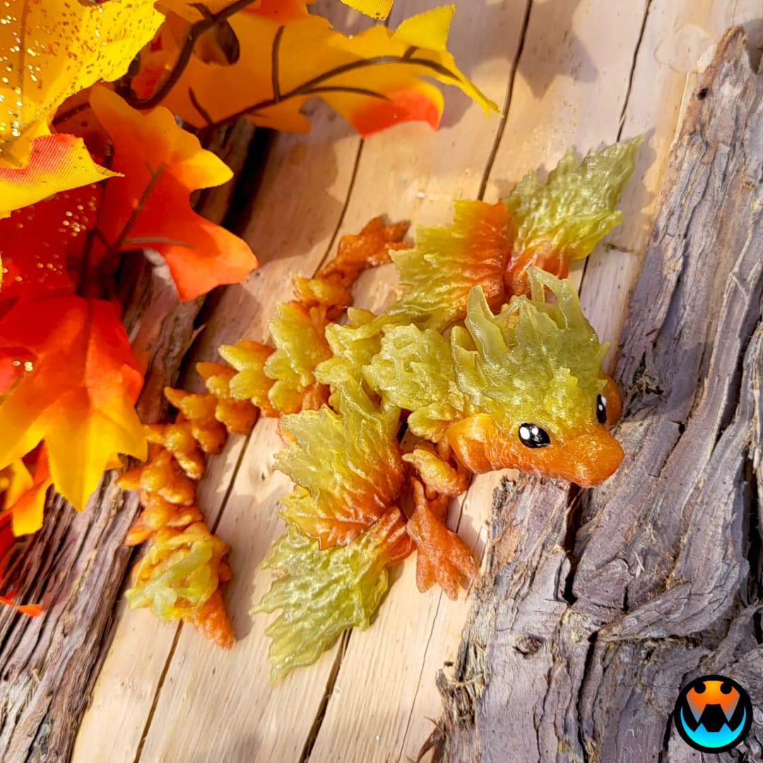 Autom Dragon Baby Autumnwing and Autumn Dragon - 3D model by Cinderwing3D on Thangs ...
