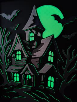 Halloween In Layers: The Haunted Manor 3d model