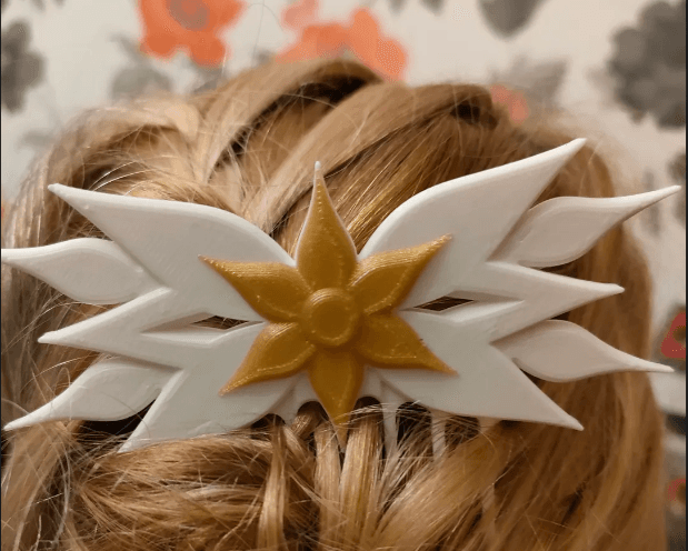 Hairpin-Flower 3d model