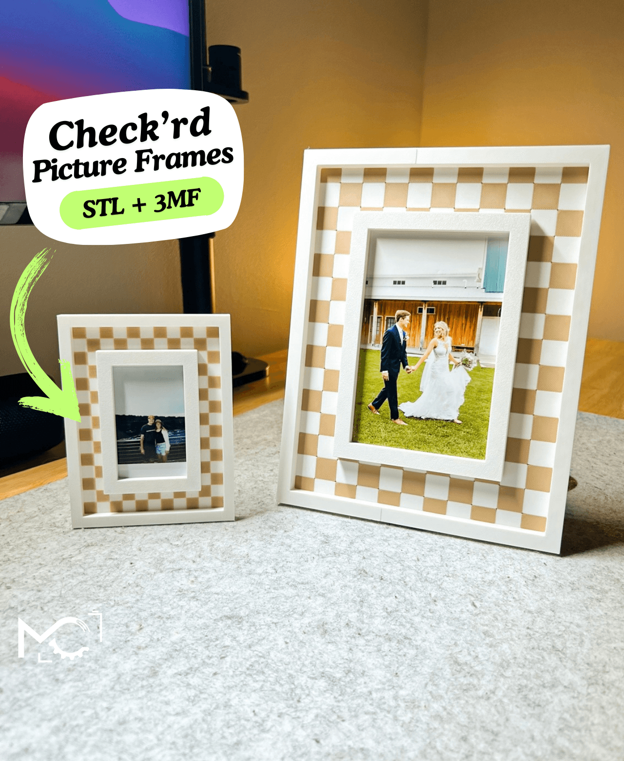 CheckeredPictureFrames 3d model