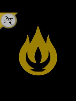 Simple Flame Symbol - 2D Art 3d model