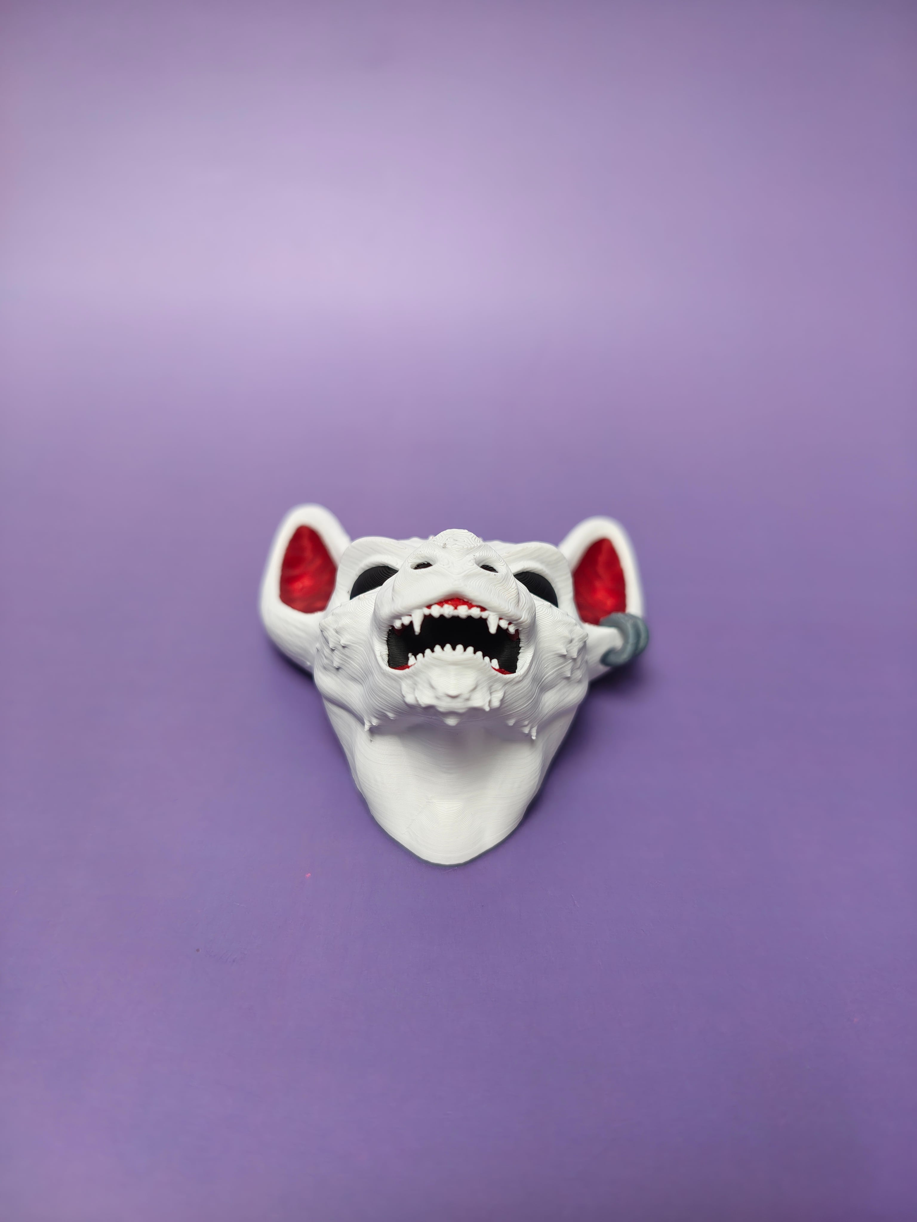 Punk Bat Magnet 3d model