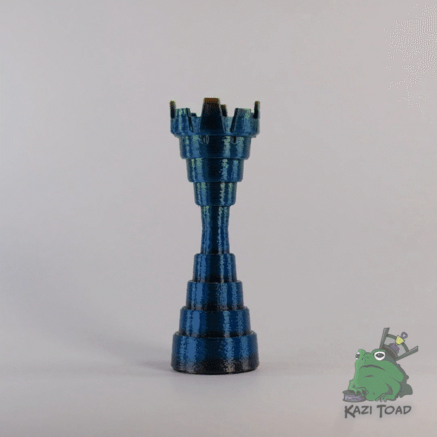 Telescoping Chess Set (Pieces and Simple Case Only) 3d model