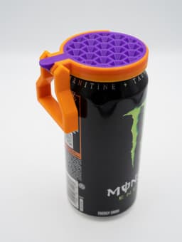Ultimate 3D Printed Can Cap with Handle – Flip-Top Lid That Locks Open 3d model