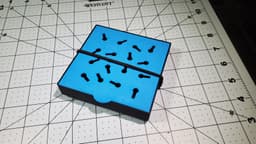 Occupational Therapy Key Hole Peg Board 3d model
