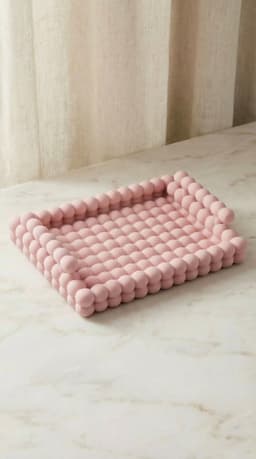 The Bubble Cloud Tray | Sculptural Coquette Desk Organizer & Jewelry Catch-all 3d model