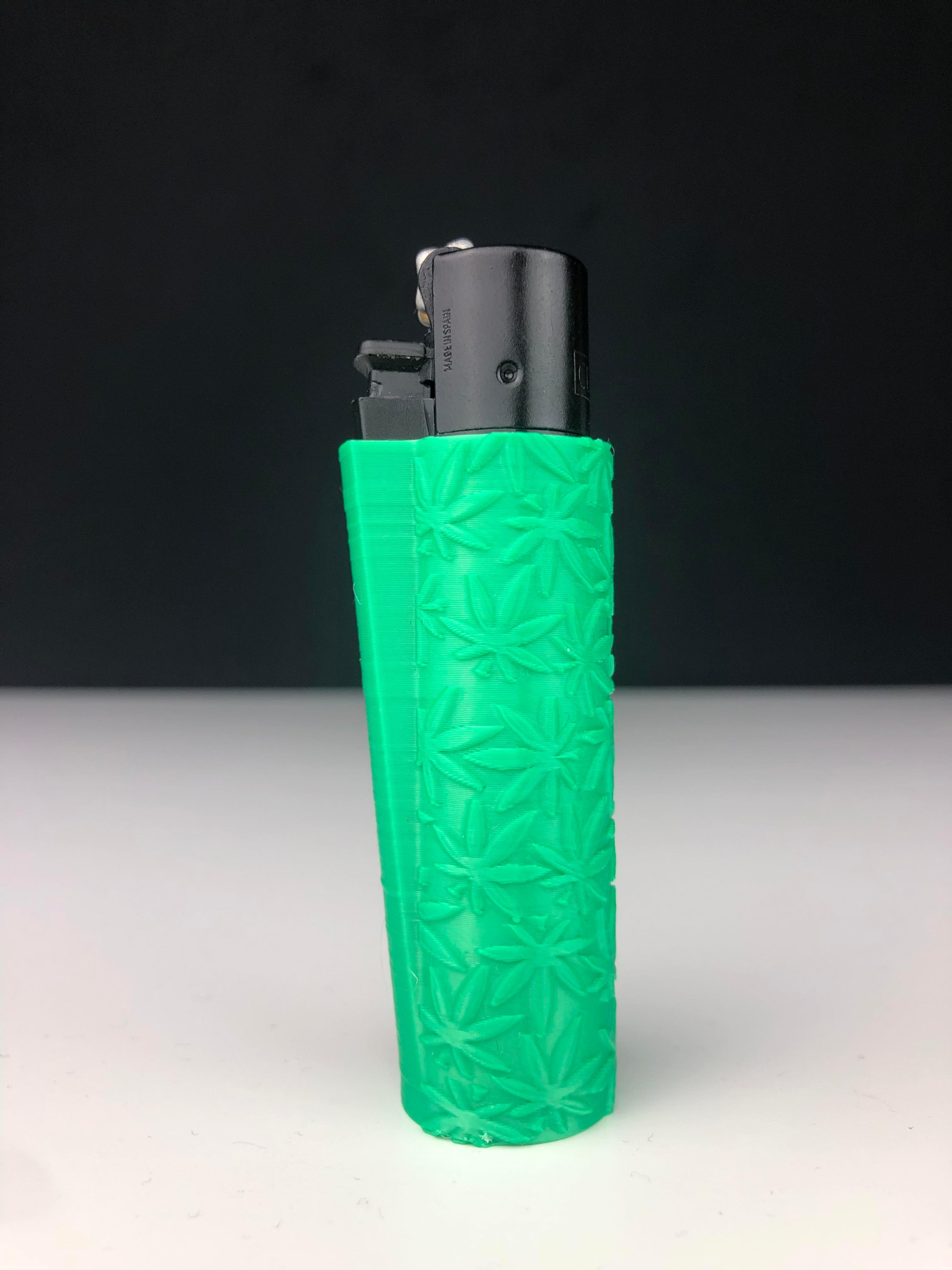Weed Leaf Lighter Cases 3d model