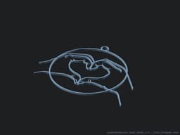 Heart Hands 3d model