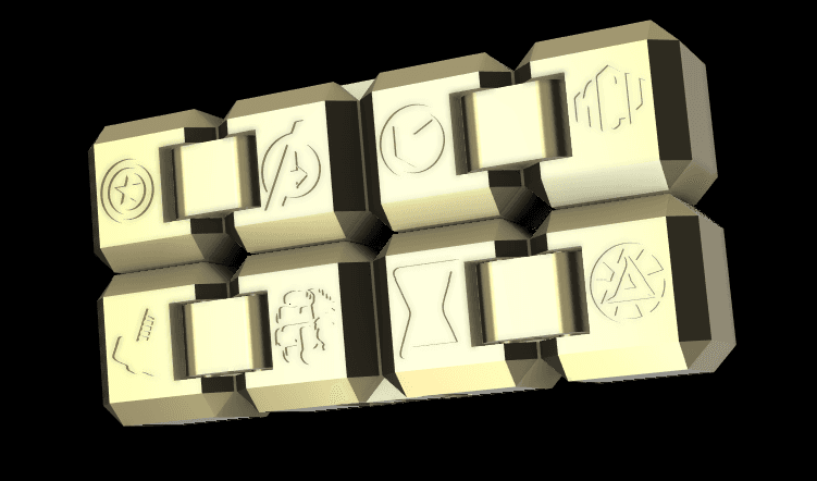 Avengers Infinity cube 3d model