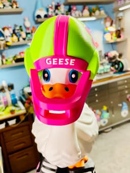 Football Helmet Goose Gear for Porch Goose 3d model