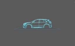 Cadillac - XT4 2019 Wall Art 3d model