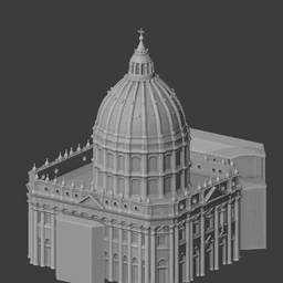 St. Peter's Basilica 3d model