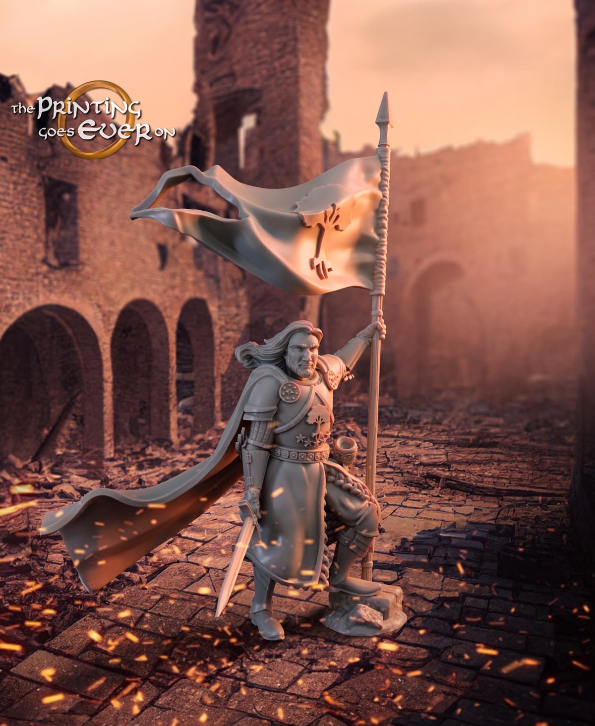 Barazan - Banner 3d model