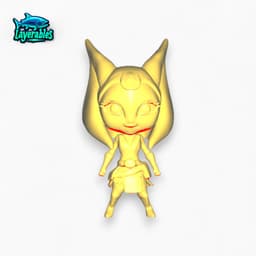 Chibi Ahsoka Tano STL – Star Wars Fan Art 3D Print – Jedi Girl Figure for Resin & FDM Printers 3d model