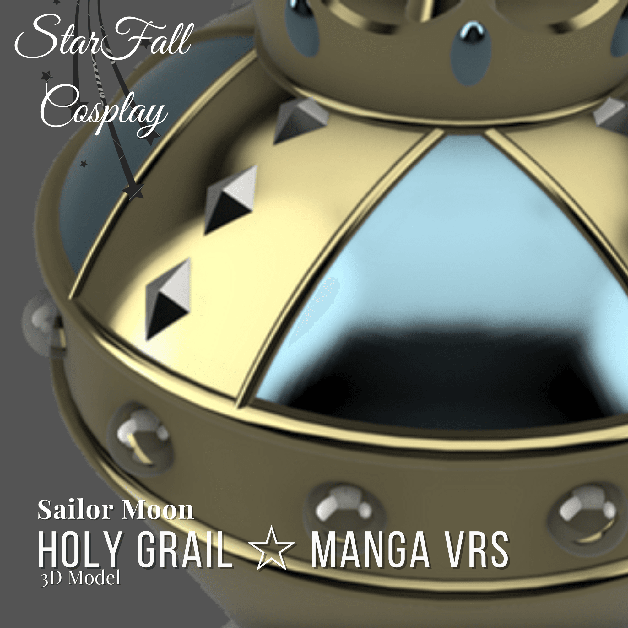 Holy Grail Sailor Moon Manga Version 3d model