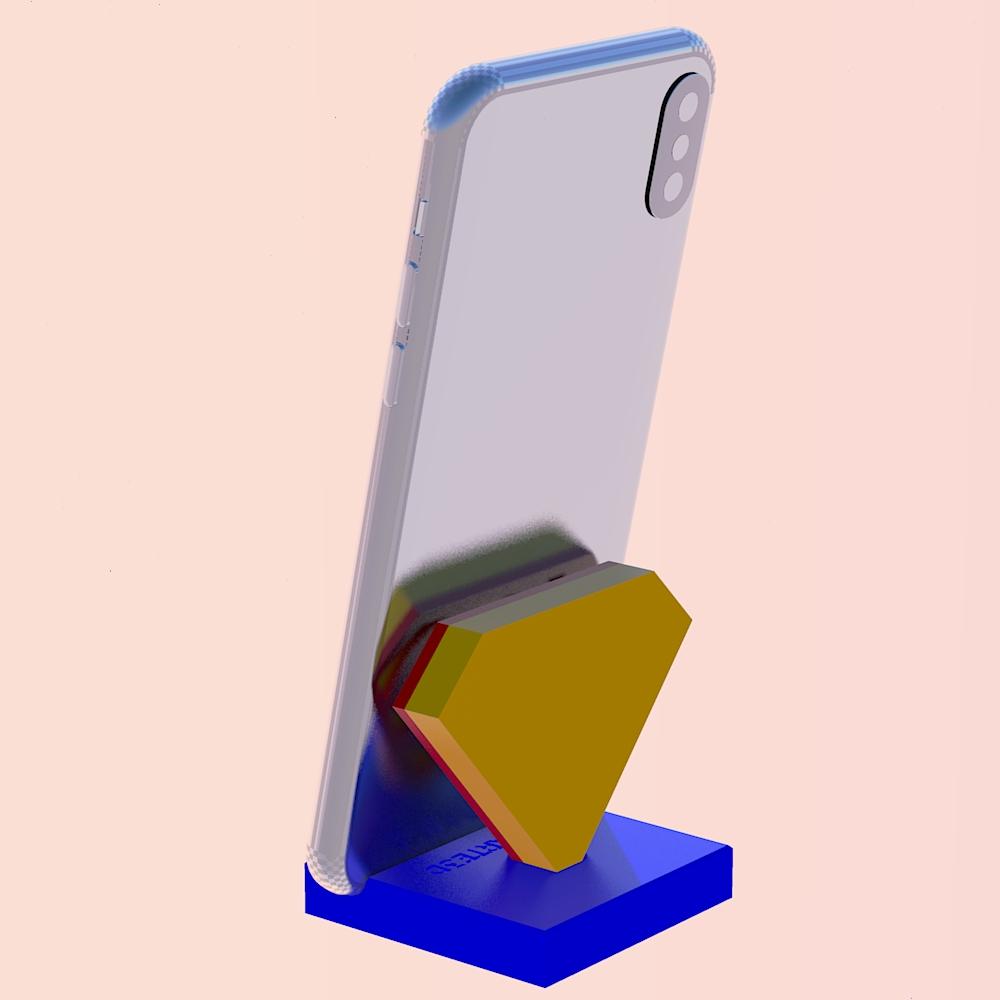 Superman Phone Holder 3d model