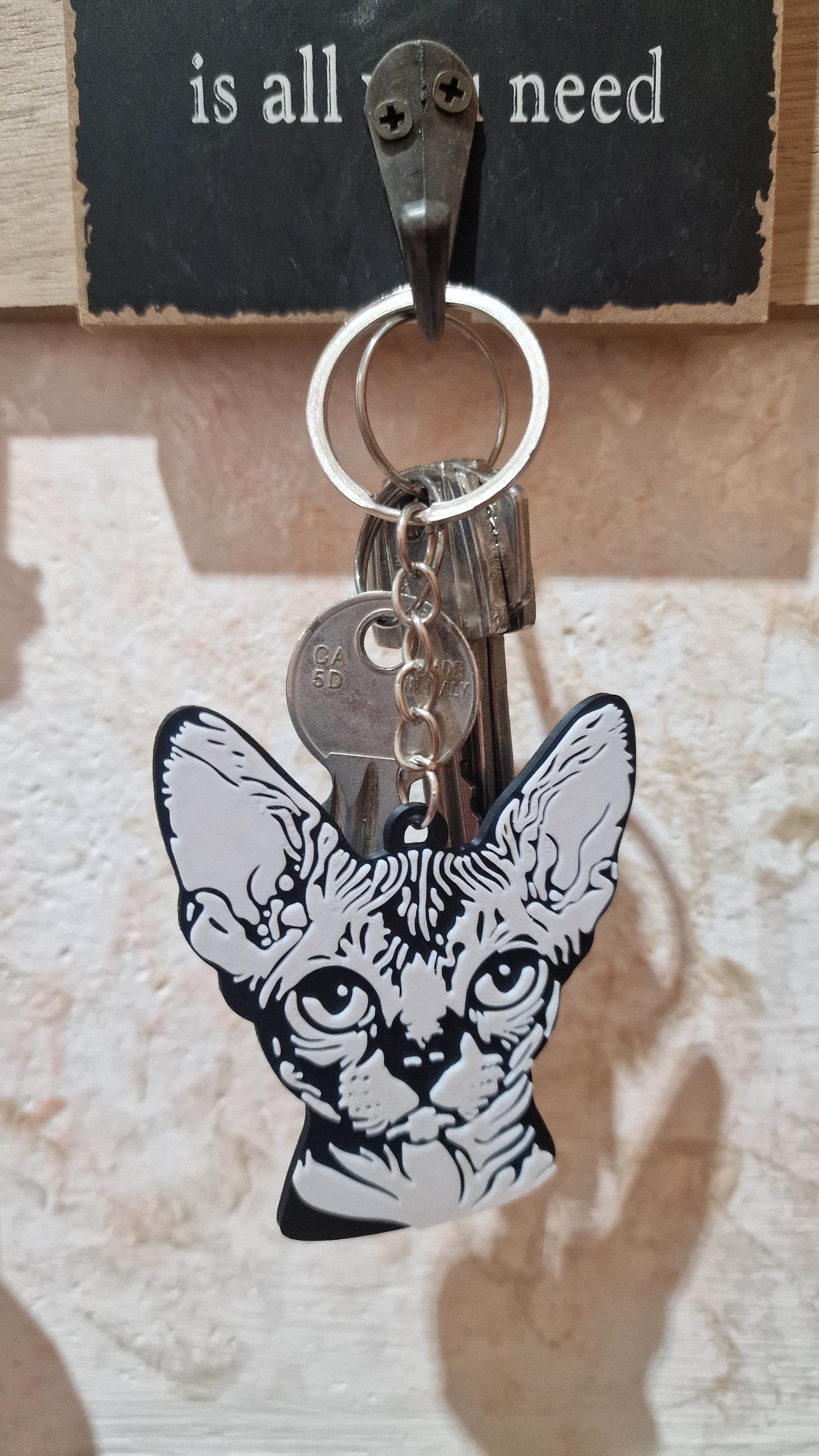 Devon REx keychain 3d model
