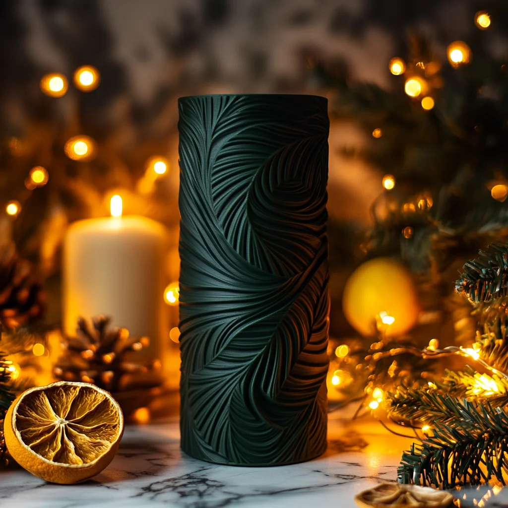 Cedar Vase for Winter Decor 3d model