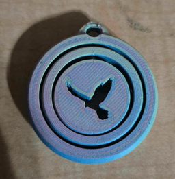 spinner KEYCHAIN Hawk.stl 3d model