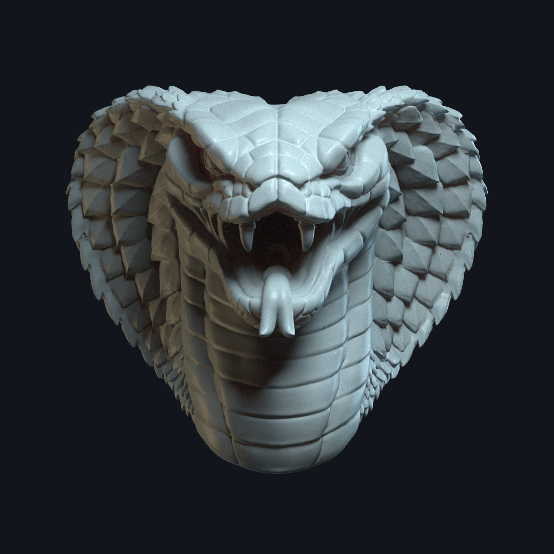 Nagara v3 (actiong figure head) 3d model