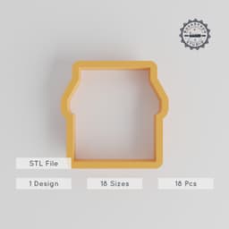 Restaurant Cutter Set, 18 Pc, 0.75"-5.00", For Cookies, Fondant & Clay PRODUCT_4525 3d model