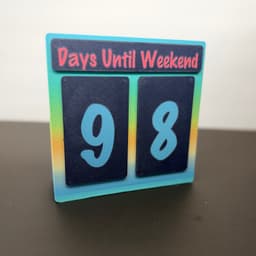 Modular Magnetic Countdown | Days Left (Pro Version) | R7Makers 3d model