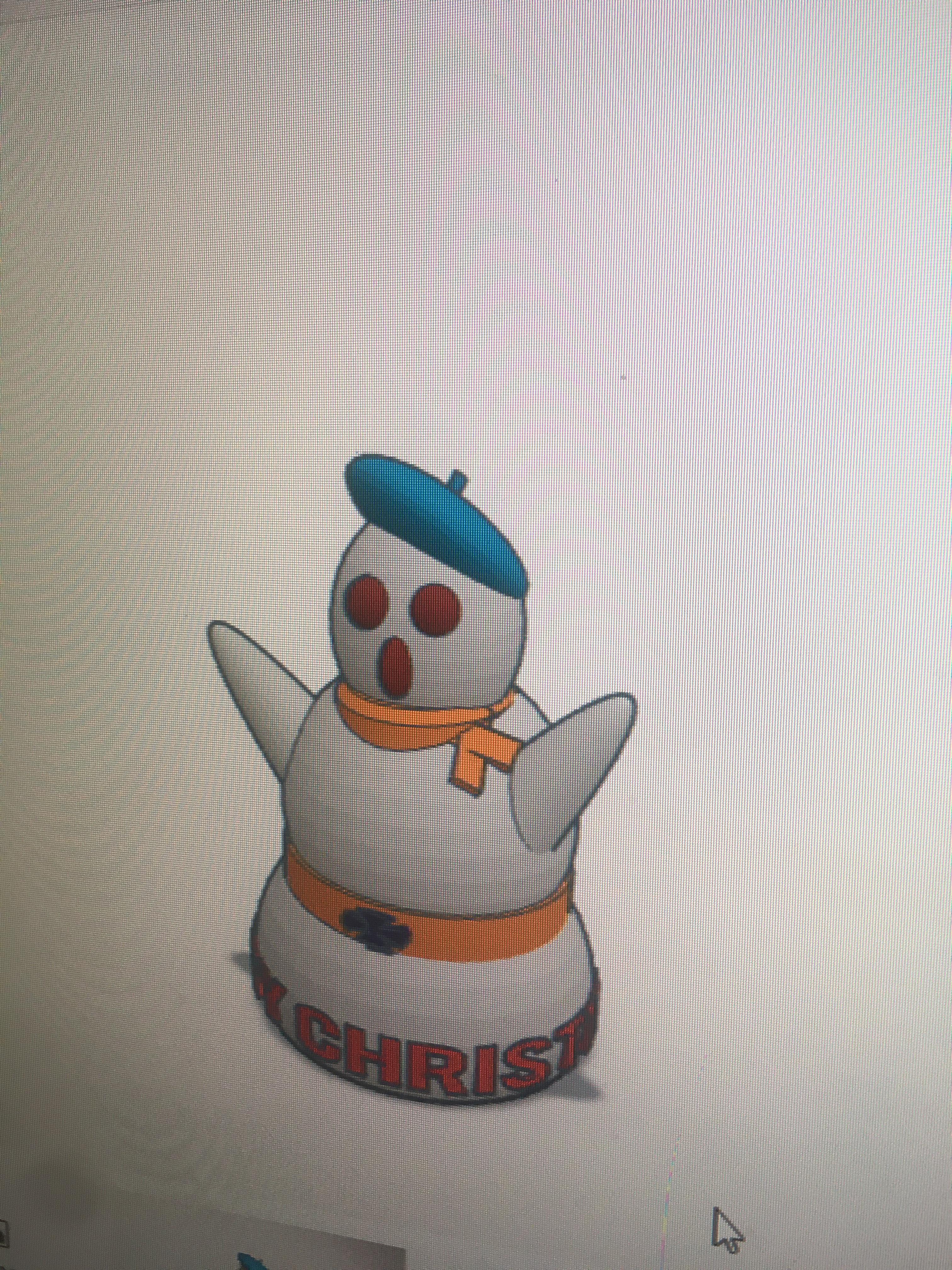 snowman (2).stl 3d model