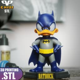 BatDuck Chibi STL for 3D Printing ChibiSTL 3DXM 3d model