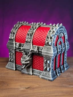 Dragon Chest storage with dice tower 3d model