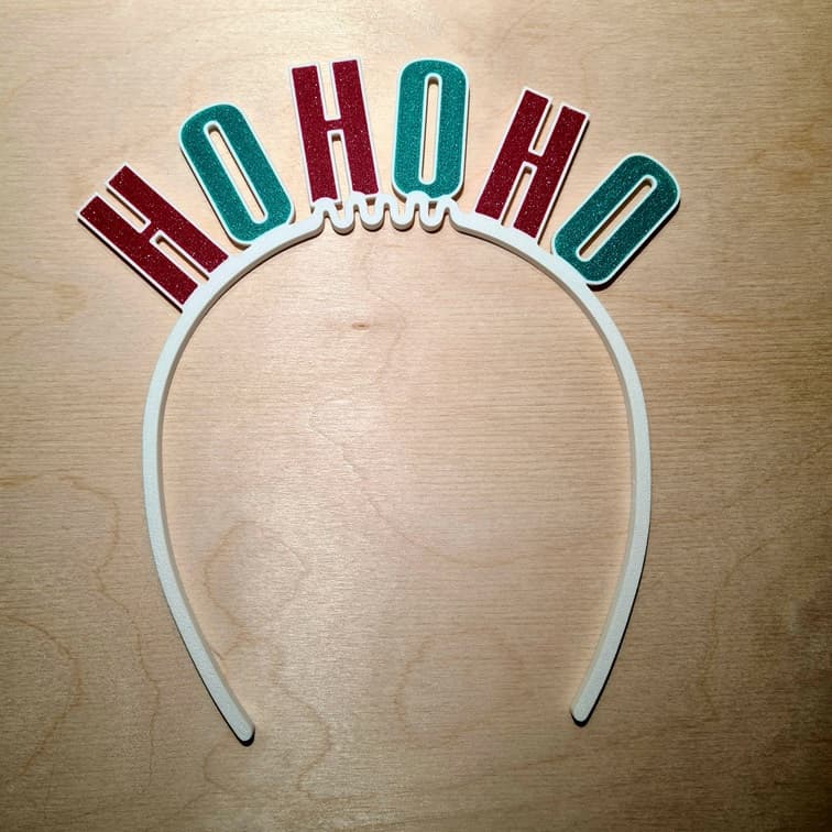 HOHOHO headband 3d model