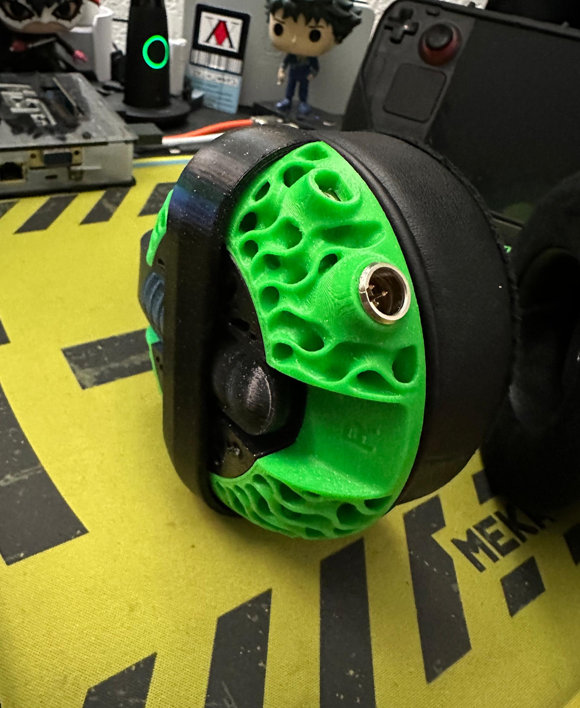 Gyroid Cones for Head(amame) Headphones - Single Extruder Files 3d model