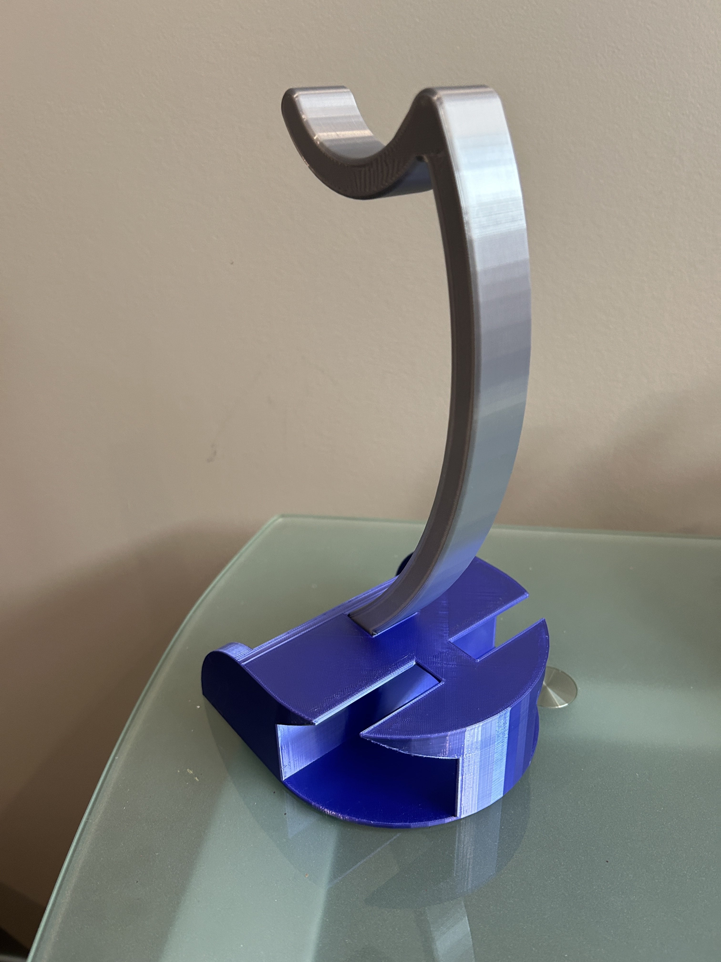 Headphone Stand with Storage 3d model