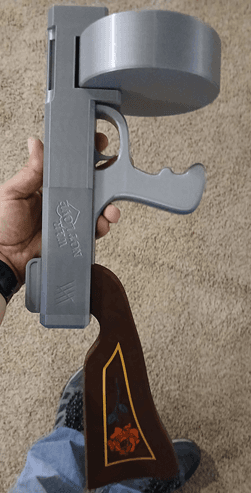 The Tommy Rose - Thompson Submachine Gun Prop - LIFE SIZE 3d model