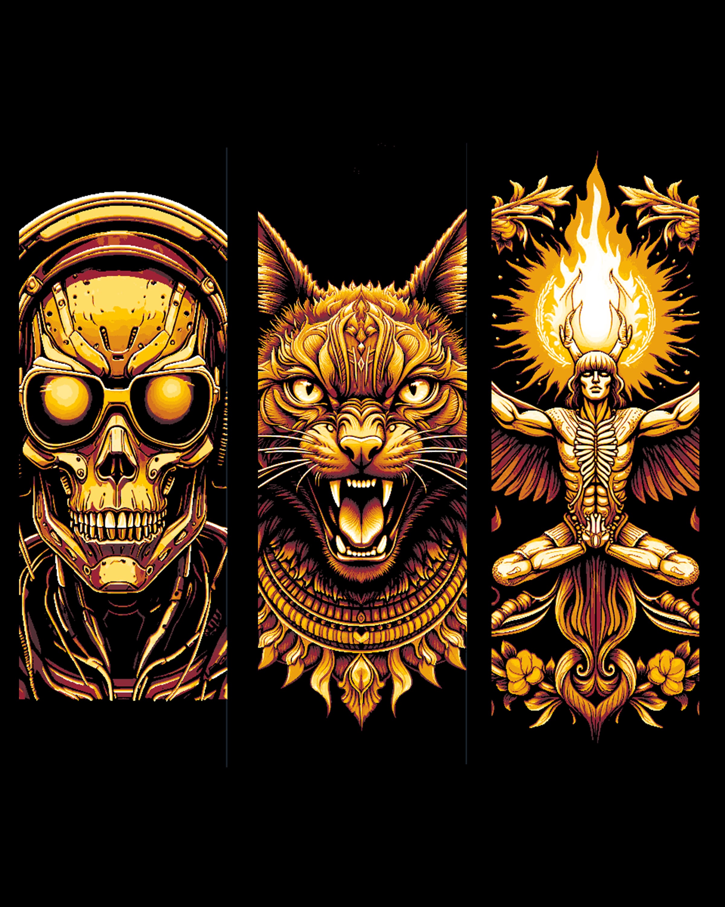 Sometimes a T-shirt design is just too cool to not share - Set of bookmarks 3d model