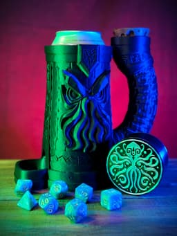 12oz.Stone Cthulhu can Cozy Dice Tower 3d model