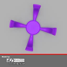 Sphere stand with 4 prongs - Ball Holder 3d model