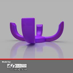 Sphere stand with 4 prongs - Ball Holder 3d model