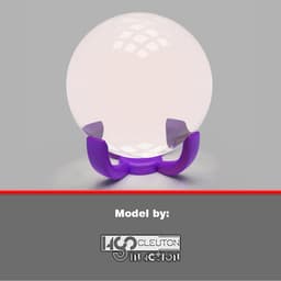 Sphere stand with 4 prongs - Ball Holder 3d model