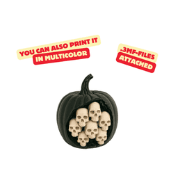 THE FORBIDDEN PUMPKIN / HALLOWEEN DECOR / GOTHIC DECOR / DARK DECOR 3d model