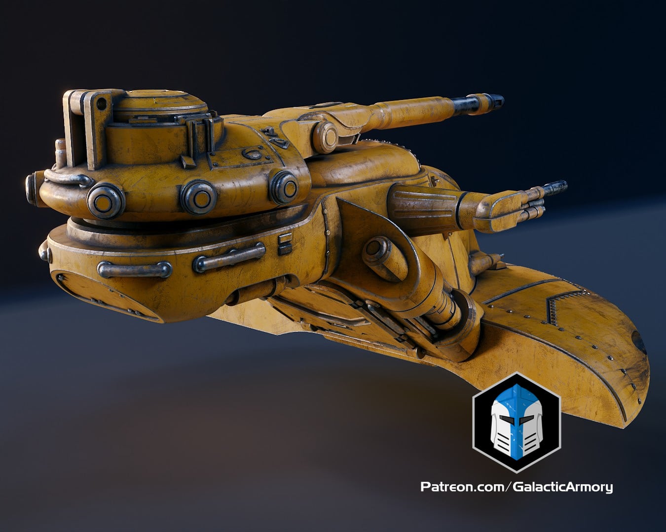 1:48 Scale Floating AAT Tank - 3D Print Files 3d model