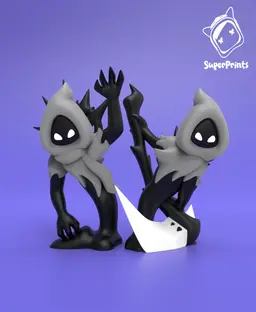 Wraiths - Easy Multicolor FDM RPG Minis (No supports) 3d model