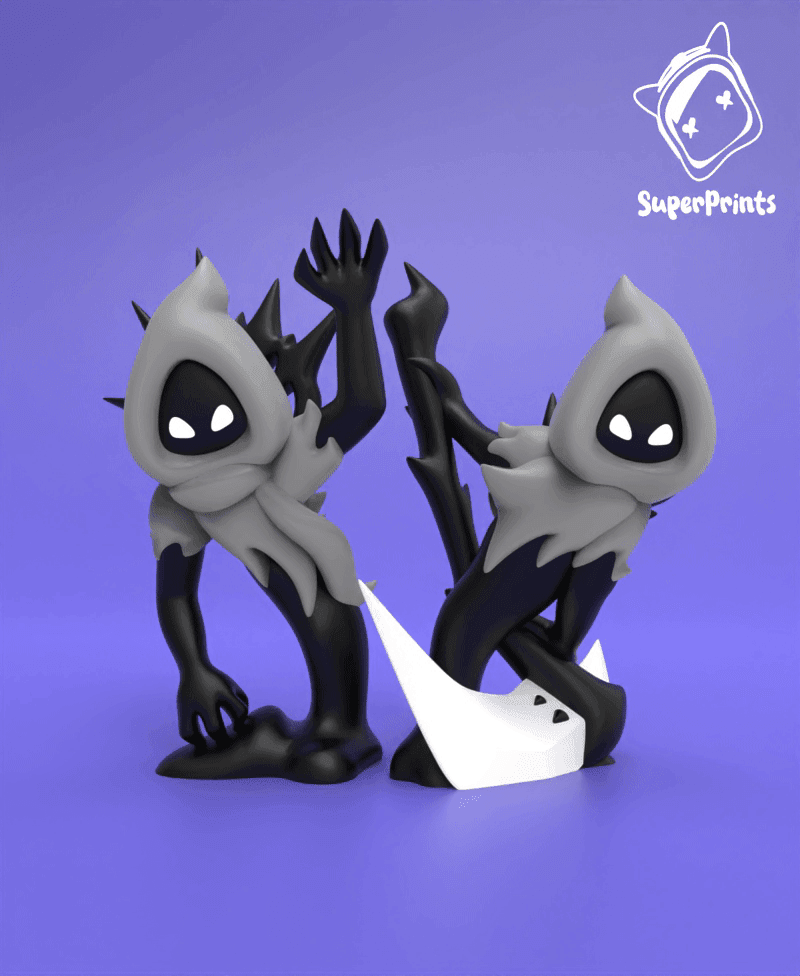 Wraiths - Easy Multicolor FDM RPG Minis (No supports) 3d model