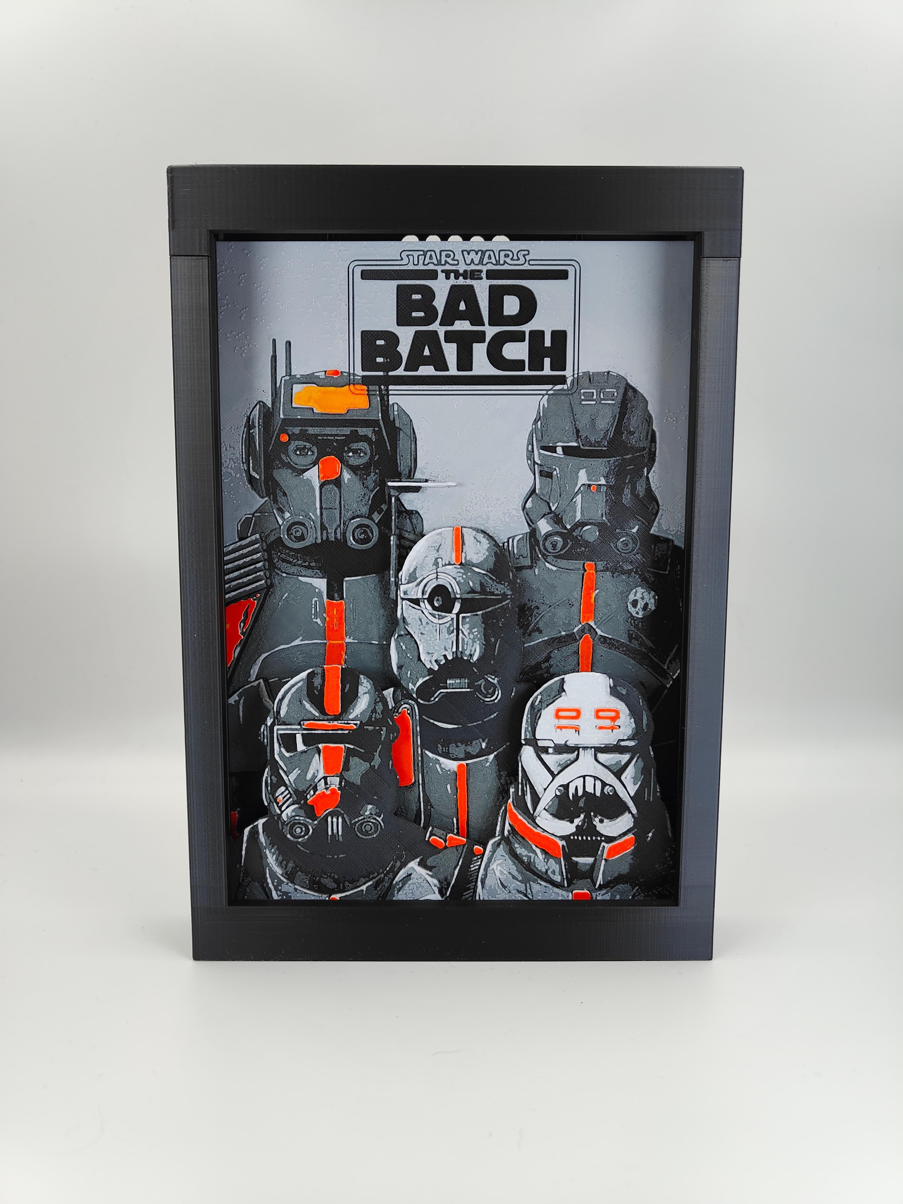 Star Wars The Bad Batch HueForge Box 3d model