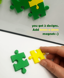 Puzzle Fridge Magnet 3d model