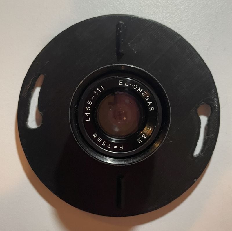 Vivitar VI lensboard 3d model