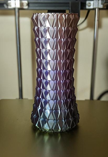 Wide Multifaceted Vase 3d model
