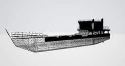 Barcaza clásica impresa en 3D 3d model