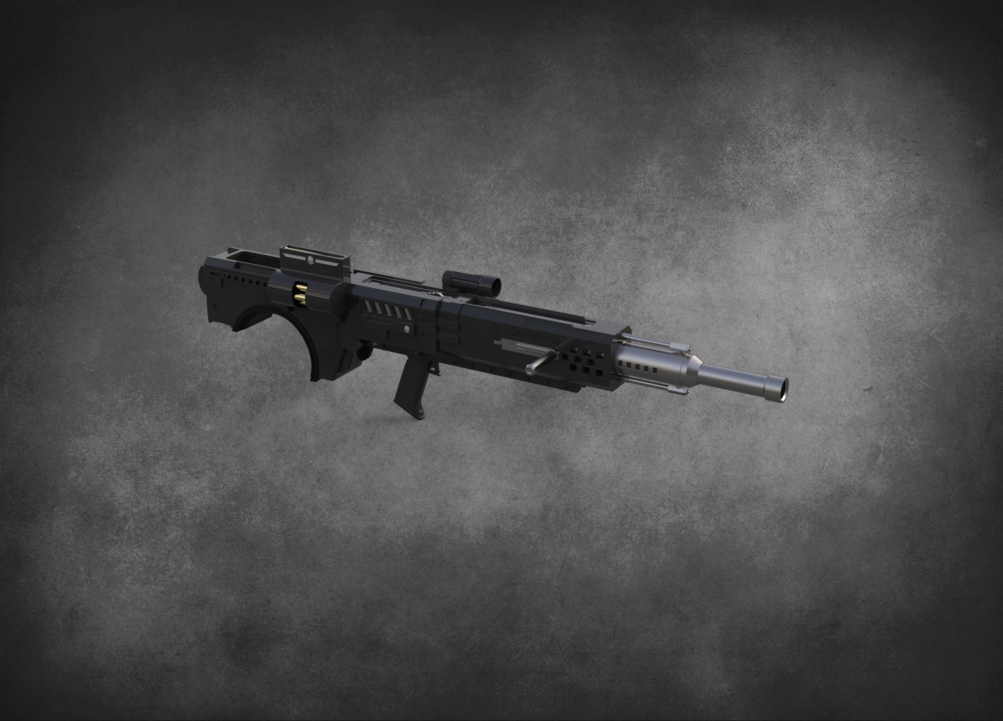Helldivers 2 - Autocannon - High Quality 3d Print Model! 3d model