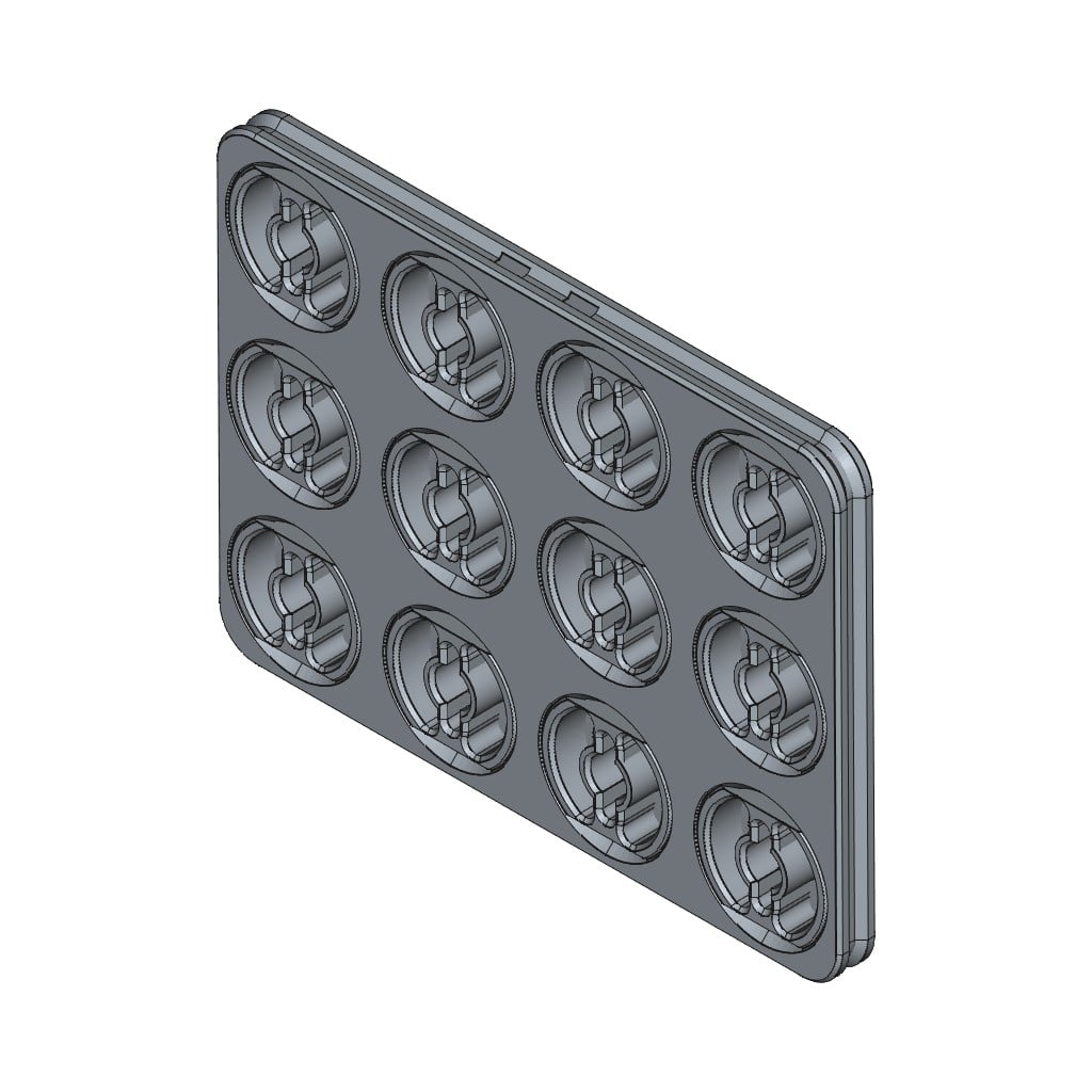 D-LOCK_PANEL.4X3-L 3d model